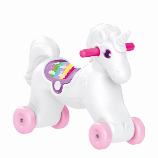 Jucarie 2 in1 - Unicorn balansoar, DOLU, D2509, 8690089025098 - imagine 3