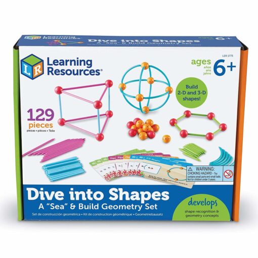 Set constructie - Forme 3D, Learning Resources, LER1773, 765023817737 - imagine 13