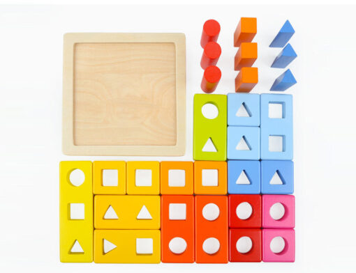 Joc de potrivire - Primele mele forme geometrice, Topbright, 8558, 6939838132284