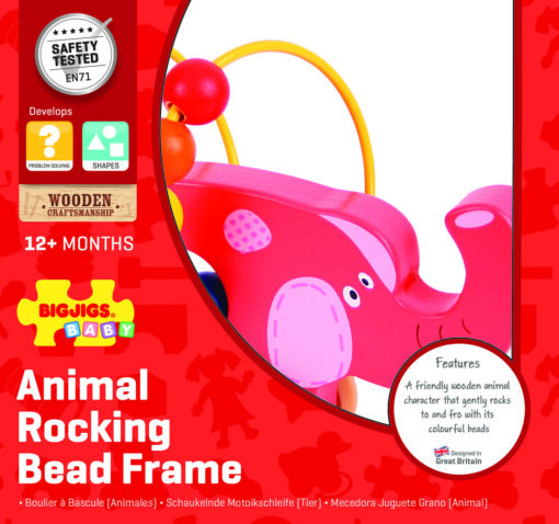 Jucarie dexteritate - Elefantel, BIGJIGS Toys, BB071, 691621490716 - imagine 3