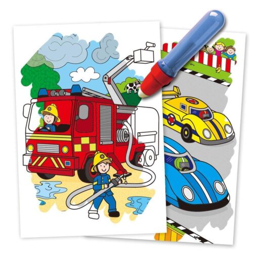 Water Magic: Carte de colorat Vehicule, Galt, 1004933, 5011979580337 - imagine 3