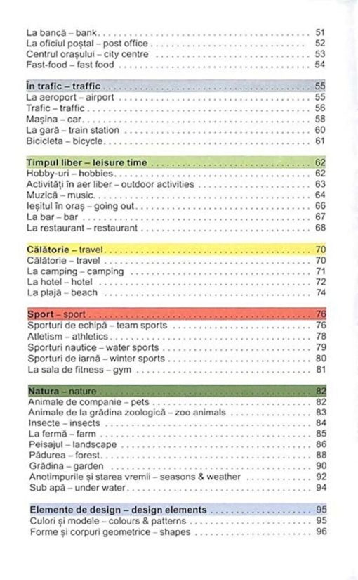 Vocabularul de baza in imagini - Limba engleza, Corint, EDU254, 9786067820287 - imagine 5