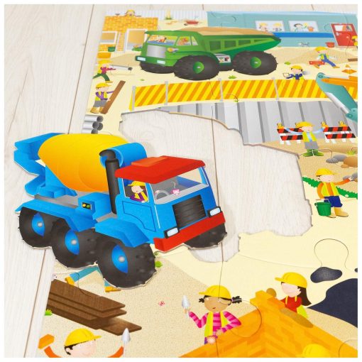 Puzzle Podea: Santierul (30 piese), Galt, A1013K, 5011979520838 - imagine 3