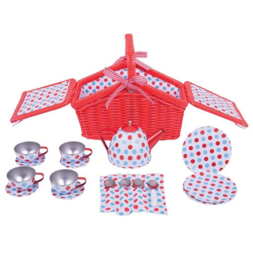 Setul meu de picnic cu buline, BIGJIGS Toys, BJ630, 691621246306 - imagine 2