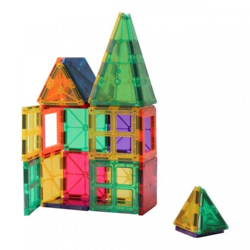 Set de constructie magnetic - 32 piese, MAGPLAYER, MPL-32, 6940482203985 - imagine 4