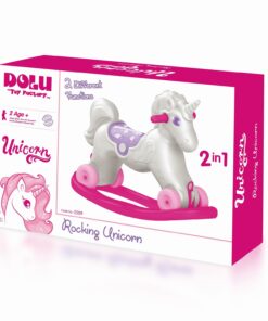 Jucarie 2 in1 - Unicorn balansoar, DOLU, D2509, 8690089025098