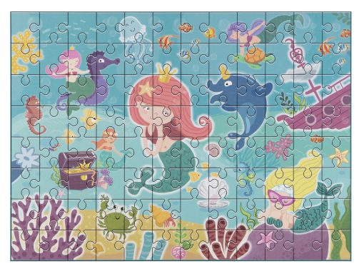 Puzzle - Sirene jucause (96 piese), Grafix, 400016, 8715427067155 - imagine 3