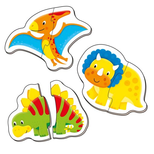 Baby Puzzle: Dinozauri (2 piese), Galt, 1005455, 5011979623515 - imagine 2