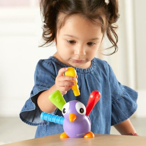 Joc de potrivire -  Paunul Pedro, Learning Resources, LER9094, 765023890945 - imagine 3
