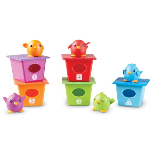 Joc de sortat si numarat - Casutele pasarelelor, Learning Resources, LER6812, 765023068122