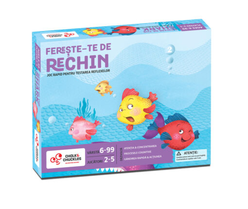 Joc de indemanare- Fereste-te de rechin!, Chalk and Chuckles, CCPPL029, 8906045560290