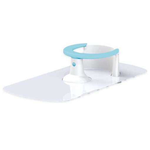 Scaun de baie cu covoras antiderapant - Albastru, DOLU, D7463, 8690089074638
