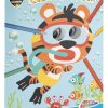 Carte de colorat cu ochisori (Bleu), Grafix, 150011, 8715427063706