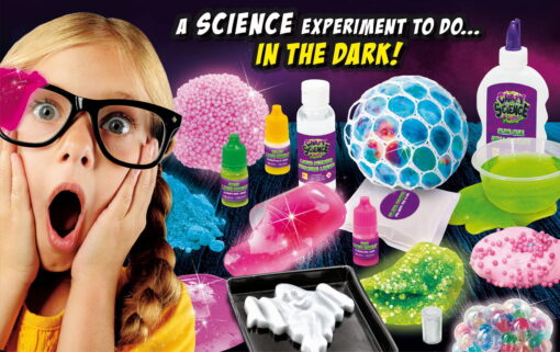Experimente geniale - Laboratorul de slime	fluorescent, LISCIANI, LEN89239, 8008324094578 - imagine 2
