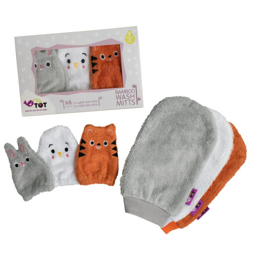 Set manusi pentru baie din bambus, TIDY TOT, SKU200, 5060456750275