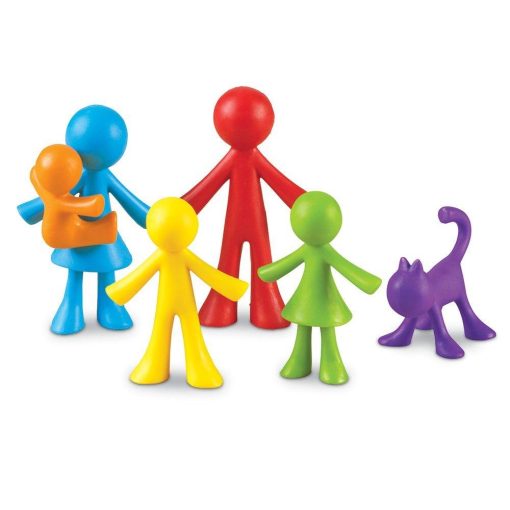 Set pentru sortat si numarat - Familia mea (72 piese), Learning Resources, LER3372, 765023833720 - imagine 3