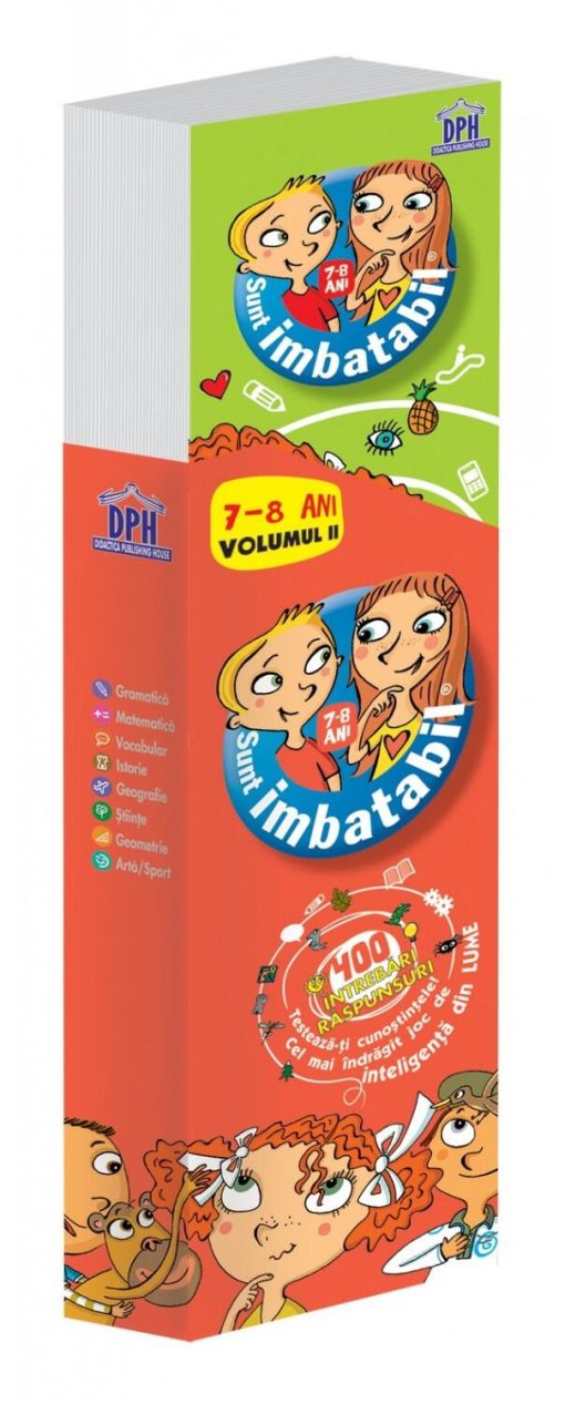 Sunt Imbatabil - Intrebari si raspunsuri - 7 - 8 ani - Volumul II, DPH, 978-606-683-077-5, 9786066830775