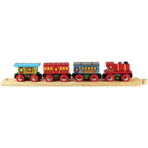 Trenulet de calatori, BIGJIGS Toys, BJT421, 691621094211