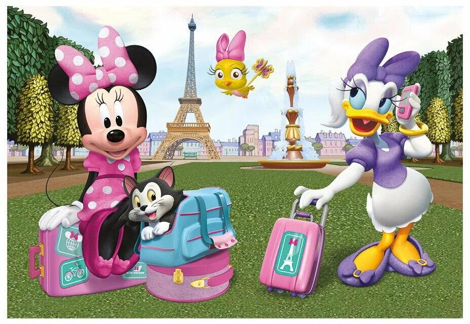 Puzzle - Minnie si Daisy (24 piese), Dino, 351561, 8590878351561 - imagine 2