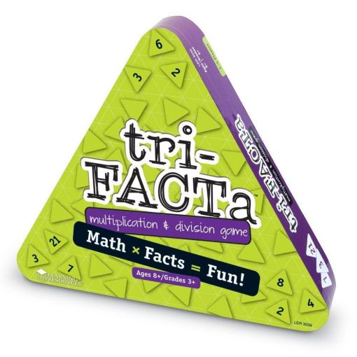 Joc de matematica tri-FACTa - Inmultiri si impartiri, Learning Resources, LER3039, 765023030396 - imagine 2