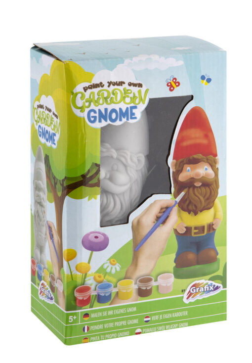 Set creativ - Picteaza un pitic de gradina, Grafix, 620001, 8715427062778