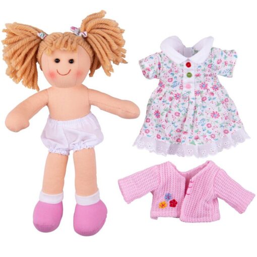 Papusa Poppy - 28cm, BIGJIGS Toys, BJD005, 691621350058 - imagine 8