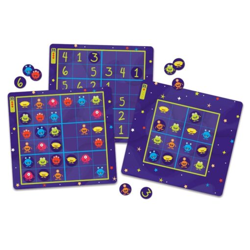 Sudoku magnetic - Calatorie in spatiu, Learning Resources, LER9320, 765023093209 - imagine 2