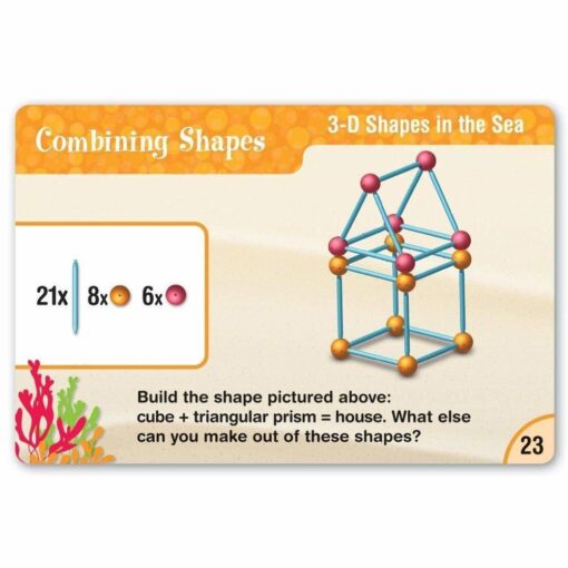 Set constructie - Forme 3D, Learning Resources, LER1773, 765023817737 - imagine 7