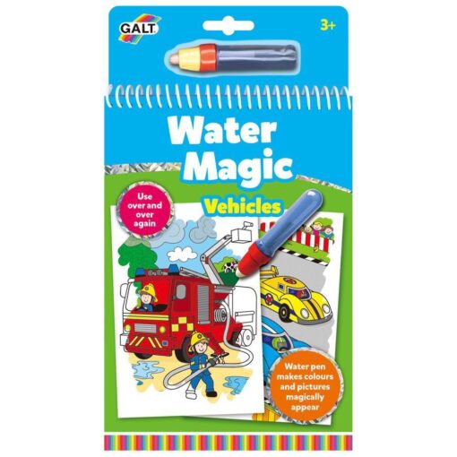 Water Magic: Carte de colorat Vehicule, Galt, 1004933, 5011979580337