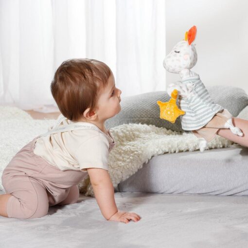 Manusa cu activitati - Girafa somnoroasa, Fehn, 053098, 4001998053098 - imagine 2