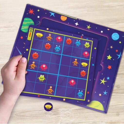 Sudoku magnetic - Calatorie in spatiu, Learning Resources, LER9320, 765023093209 - imagine 3