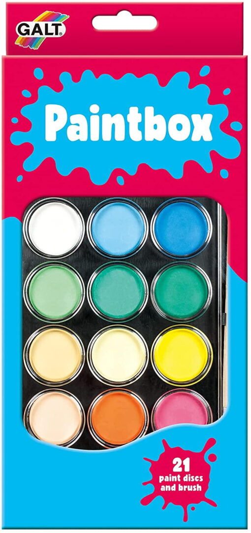 Set 21 acuarele cu pensula, Galt, A3312L, 5011979517739