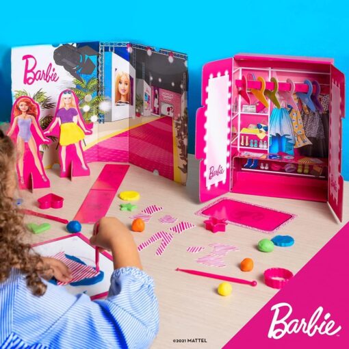 Set modelaj Barbie - Parada modei, LISCIANI, L88867, 8008324088867 - imagine 2