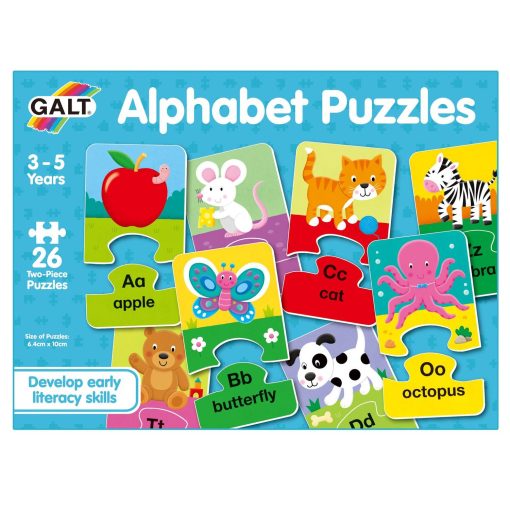 Set 26 de puzzle-uri Alfabet (2 piese), Galt, 1105047, 5011979526533
