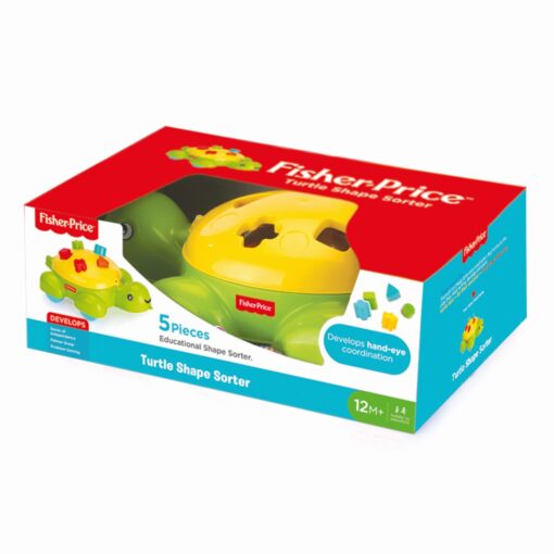 Broasca testoasa cu forme, Fisher Price, FP1804, 8690089018045 - imagine 2