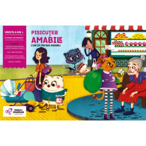 Joc interactiv - Pisicutele amabile, Chalk and Chuckles, CCPPL048, 8906045560481 - imagine 2