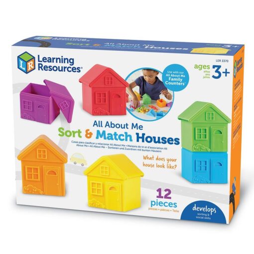 Joc de sortare - Casute colorate, Learning Resources, LER3370, 765023033700 - imagine 6