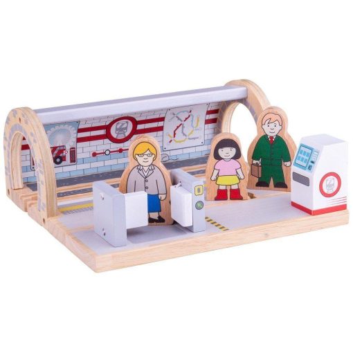 Statie subterana, BIGJIGS Toys, BJT277, 691621642771