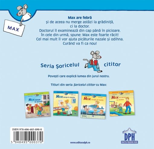 Soricelul cititor - Max merge la doctor, DPH, 978-606-683-890-0, 5948495000370 - imagine 2
