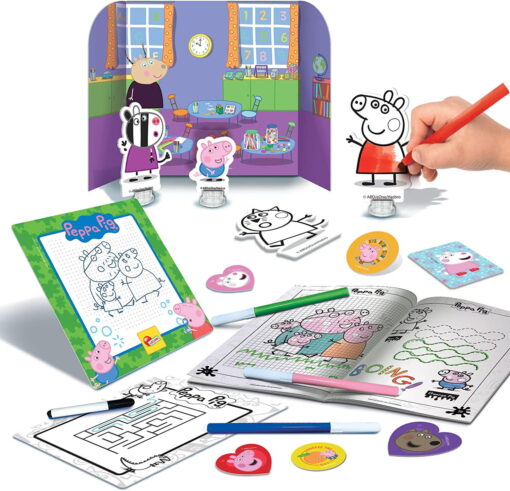 Kit creatie cu ghiozdanel - Peppa Pig, LISCIANI, L95841, 8008324095841 - imagine 2