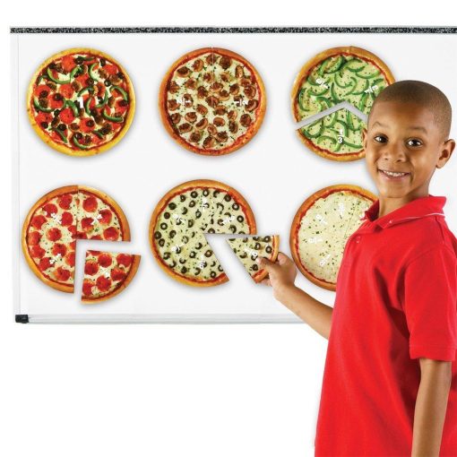 Pizza fractiilor cu magneti, Learning Resources, LER5062, 765023050622 - imagine 2