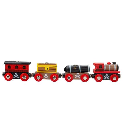 Trenuletul piratilor, BIGJIGS Toys, BJT473, 691621094730 - imagine 2