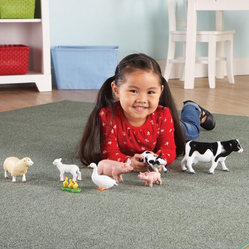 Set ferma - Mama si puiul, Learning Resources, LER0835, 765023008357 - imagine 2