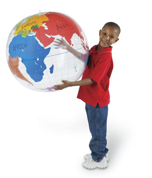 Glob pamantesc gonflabil, Learning Resources, LER2438, 765023024388 - imagine 5