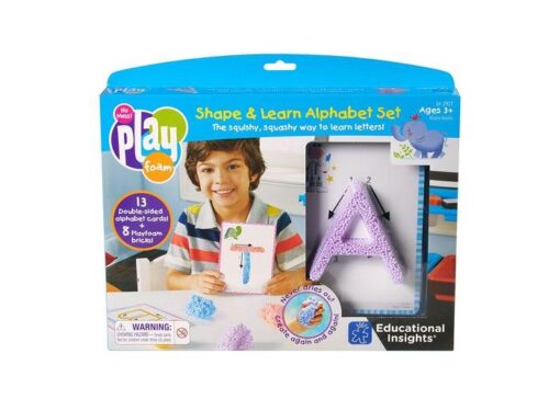 Spuma de modelat Playfoam? - Descopera alfabetul, Educational Insights, EI-1917, 086002019172 - imagine 3