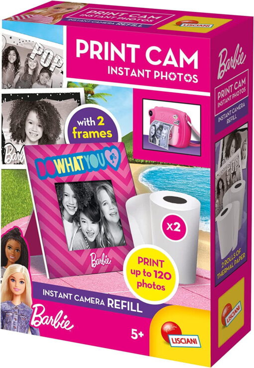 Set 2 role rezerva pentru Camera foto instant - Barbie, LISCIANI, L97968, 8008324097968