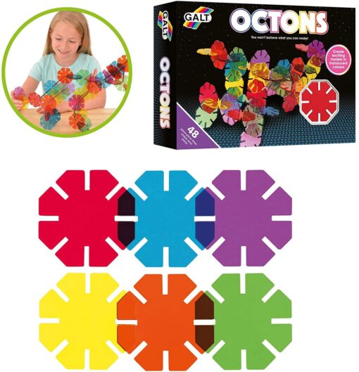 Set de construit - Octons - 48 piese, Galt, 1004837, 5011979579164 - imagine 2