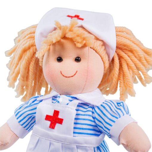 Papusa - Nurse Nancy, BIGJIGS Toys, BJD011, 691621350119 - imagine 3