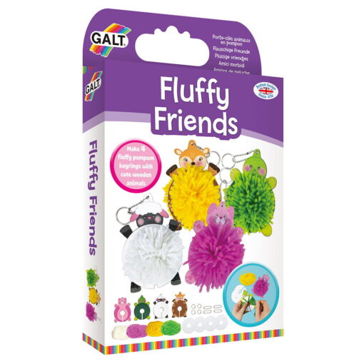 Set creativ - Brelocuri pufoase, Galt, 1005428, 5011979616401