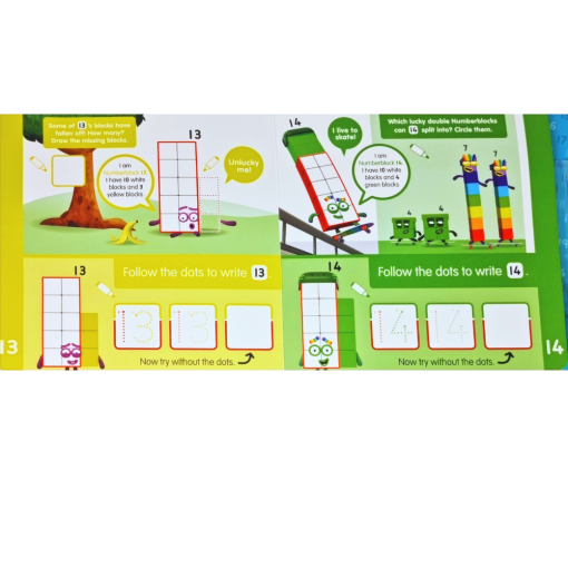 Carticica Scriu si sterg -  Numberblocks 11-20, Numberblocks, 9781802630244 - imagine 3